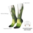 thumbnail image 4 of Fotbe golf ball perched on a tee Calcetas Divertidas Estampadas para Hombre y Mujer, Calcetas de Algodón hasta la Rodilla para Caminar, Correr, Enfermería y Embarazo, 4 of 6