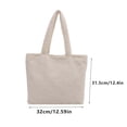 thumbnail image 3 of MDUKONU Women Plush Shoulder Bag Large Tote Handbag Purse Shopping Dating Bag, 3 of 5