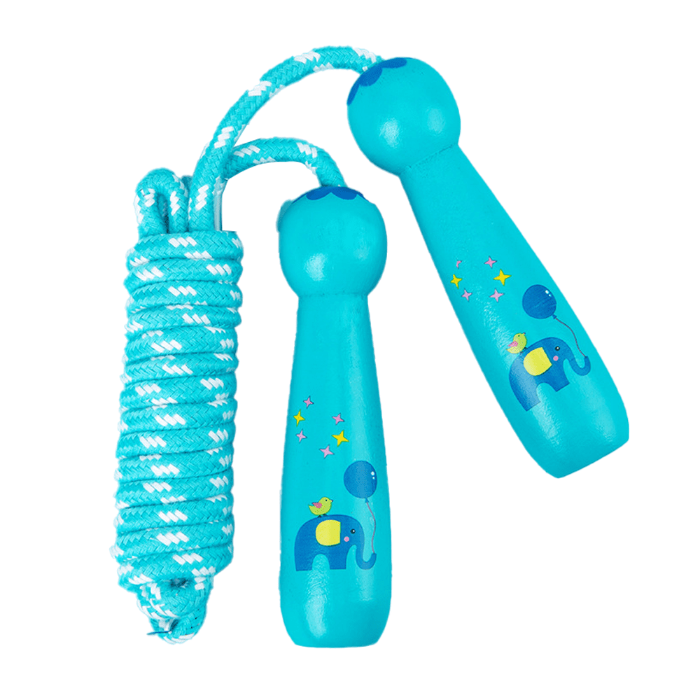 Skipping Rope Kids, Children Jump Rope for Kids Wooden Handle Jumping Ropes Christmas Birthday