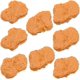 thumbnail image 1 of 10 moldes artificiales de pollo frito de plástico para simulación de comida realista, accesorios de carne de muestra, 1 of 5