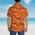 thumbnail image 6 of Daiia Mushroom Hawaiian Shirt for Men Gentle Cotton Regular Short Sleeve Casual-Small, 6 of 9