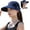 A-deep Blue, variant on Zip-Off Wide Brim Visor Hat for Women Packable Sun Hat for Golf Hiking Gardening UV Protection Summer Beach Hat