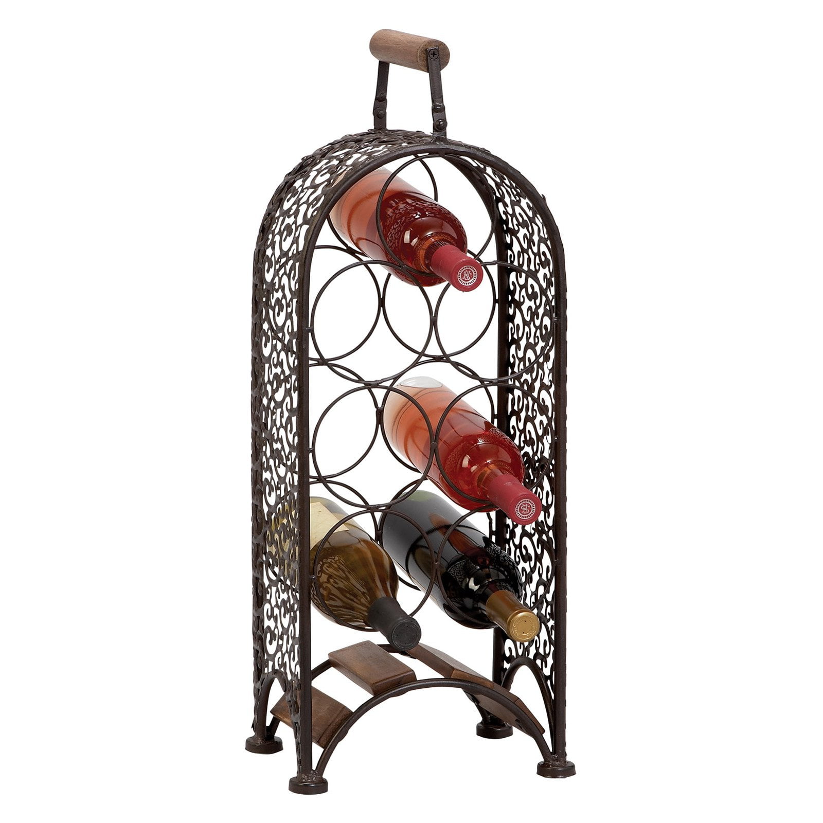 Seville Classics 12Bottle Stackable Wine Rack, SHE05110ZB