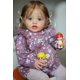 thumbnail image 3 of Muñeca Reborn Anano Girl, 60 cm, silicona realista, 1,5 kg, 3 of 9