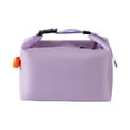 thumbnail image 6 of Foldable Lunch Bag Dumpling Shape Insulated,Waterproof Compact Bento Organizer,Lightweight Portable Cooler for Office School Outdoor Picnic Purple, 6 of 6
