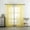 yellow, variant on 2 Piece Set Empire Home Solid Sheer Voile Window Curtain Panels w/ 6 Grommets