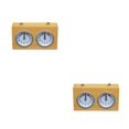 thumbnail image 3 of Bewildely International Chess Timer Analogue Clock Mechanical Alloy Down No Count Up Movement Needed Competition Battery Clocks 2piezas, 3 of 6
