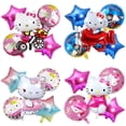 thumbnail image 2 of Juego de Globos de Hello Kitty para fiesta de cumpleaños de niña, set de 5 unidades de Globos de aluminio rosa, decoraciones para Baby Shower, 2 of 3