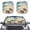 Beach Turtle Starfish Seashell, variant on Xoenoiee Deer Hunting Camo Print 2 PCS Windshield Sun Shade for Car Foldable Window Covers for Car Accessories Reflect UV Sun Heat Protector Universal Fit for Cars SUV Truck RV