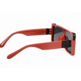 thumbnail image 6 of Women Sunglasses Fashion Flat Lens Square Red, 6 of 10