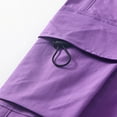 thumbnail image 5 of MKOSPLRT Oversized Cargo Pants for Girl 3-14 Years High Waist Baggy Parachute Pants Solid Color Lounge Y2K Trousers with Pocket, 5 of 8