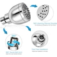 thumbnail image 3 of High Pressure Fixed Shower Head ‘‘ Rainfall Shower Head Leakproof Shower Heads with AngleAdjustable Swivel BallWater Saving ToolInstallation Replacement for Bathroom Shower Head, 3 of 8
