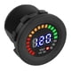 thumbnail image 4 of Voltímetro con pantalla Digital LED para motocicleta y coche de 12 V, medidor de voltios de voltaje resistente al agua, color negro, nuevo, 4 of 12