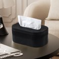 thumbnail image 3 of Basic Plastic Tissue Box Cover, Simple Design for Bathroom/Bedroom Countertops, Durable Household Organizer, 3 of 6