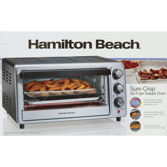 Hamilton Beach Air Fryer Sure-Crisp Toaster Oven 1 ea