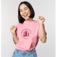 thumbnail image 2 of "True Love The Cross" - Women’s T-shirt (Pink Large), 2 of 4
