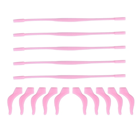 GOOHOCHY  5 Sets Eyeglass Soft Silicone Temple Tips Girl Glasses Man Child