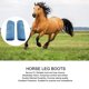 thumbnail image 4 of Botas De Caballo De Medicina Deportiva, Botas De Medicina Deportiva De Caballo Azul Protectoras Transpirables Con Gancho Y Bucle, Comodidad Ajuste Perfecto, 4 of 7