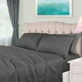 thumbnail image 5 of Egyptian Cotton 650 Thread Count Solid Sheet Set  Queen-Grey, 5 of 5