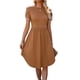 thumbnail image 2 of Vestido de manga corta con ribete de encaje, vestido midi de cuello redondo de verano Vestido de manga corta con cuello redondo Vestido holgado con ribete de encaje Rendimiento potente, 2 of 6