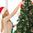 thumbnail image 5 of HBBKVI Plastic Christmas Ball Ornaments, 12pcs 2.4"Hanging Balls for Xms Tree Decoration - Shatterproof for Holiday Wedding Party Gifts, 5 of 7