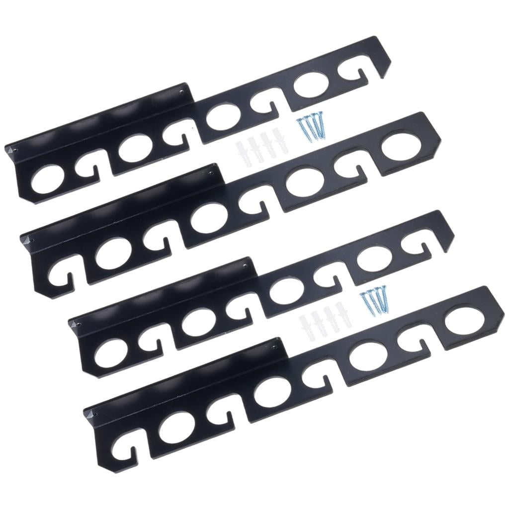 WIND LAND Professional Acrylic Wall Mount Rack for Storing Fishing Rods Securely