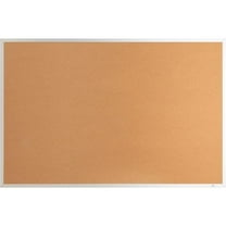 Lorell LLR19070 6 x 4 in. Aluminum Frame Bulletin Cork Board