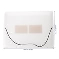 thumbnail image 3 of KONTONTY Plastic Accordion File Folder for Receipt Organizer White PP 1Pcs, 3 of 8