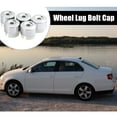 thumbnail image 2 of Unique Bargains 5pcs Plastic Wheel Lug Nuts Bolt Cap Cover for Volkswagen Touareg 2004-2016 7L6601173A, 2 of 6
