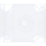 CheckOutStore Standard Clear CD Jewel Storage Case (Tray Only NO Cartons), 10 Total Count