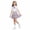 Purple, variant on Girls' JK School Uniform Outfit Cute 2 Piece Set with Bow Tie Shirt and Pleated Skirt,3T-13Y Pink 9-10 Years
