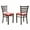 Multi-color, variant on Linon Baxter Metal Side Chair Red Set Of 2