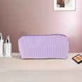 thumbnail image 5 of Unique Bargains 1 Pc Lady Portable Rectangle Makeup Bag for Vacation Purple Polyester, 5 of 6