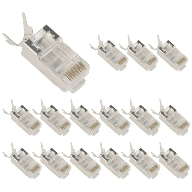 RJ45 Connector Cat7 8P8C Modular Cable Header Plug for Network