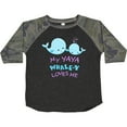 thumbnail image 3 of Inktastic My Yaya Whale-y Loves Me Boys or Girls Toddler T-Shirt, 3 of 5