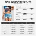 thumbnail image 6 of Lsque Elephant Giraffe Pattern High Waisted Biker Shorts for Women-Tummy Control Fitness Athletic Workout Running Yoga Gym Shorts,Moisture-Wicking-X-Large, 6 of 9