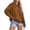 Brown, variant on WTOBBY Women's Loose Winter Knitted Fashion Casual Pullover Sweater, Cozy Long Sleeve Top for Fall and Winter, Comfortable and Stylish Everyday Outfit,Beige L