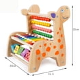 thumbnail image 3 of Juguete educativo de madera con forma de laberinto de cuentas 3 en 1 para niños pequeños, 3 of 5