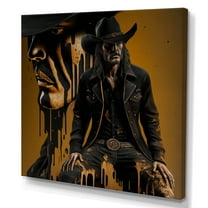 Designart Western Cowboy II Canvas Wall Art