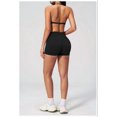 thumbnail image 5 of PISONIC Workout Sets for Women Spaghetti Straps Halter Neck Sports Bra High Waist Biker Shorts 2 Piece Gym Outfits, 5 of 7