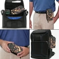 thumbnail image 5 of USA GEAR Hard Shell Glasses Case - Rugged Hard Case with Belt Loop & Carabiner - Tortoise Shell, 5 of 9