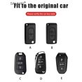 thumbnail image 4 of Funda de cuero para llave de coche para Peugeot 107 207 208 301 307 308 407 408 508 607 2008 3008 4008 5008 Citroen C1 C2 C3 C4 C5 C6 DS4, 4 of 5