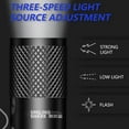 thumbnail image 5 of EUDIDV Portable Flashlight Mini Aluminum Alloy Flashlight Telescopic Focus With Pen Clip Flashlight Outdoor Bright Flashlight Durable Torch Bright, 5 of 7