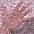 thumbnail image 3 of Zebra Print Tulle Curtains with Rod Pocket, Striped Zebra Animal Skin Pattern in Vivid Color Fun Art Print, Sheer Drape for Wedding Party 2 Panels, 7 Sizes, Pink Black, by Ambesonne, 3 of 3