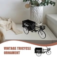 thumbnail image 3 of Modelo de triciclo vintage de metal, modelo de triciclo retro, decoración para el hogar, gabinete, escritorio., 3 of 5