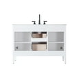 thumbnail image 2 of Elegant Kitchen and Bath 48 inch Single Bathroom Vanity in Chocolate Oak, 2 of 7