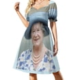 thumbnail image 1 of ¡Mestoso! HM Elizabeth la reina madre vestido de manga corta vestido para niñas vestidos de verano vestidos de verano, 1 of 6
