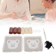 thumbnail image 3 of DIY Latch Hook Kit, Latch Coaster Kit Home Decoration Durable  For Friends, 3 of 8