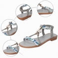 thumbnail image 6 of TOWED22 Toddler Girls Sandals Girls Toddler Sandals Little Girls Kids Shoes Light Blue,3, 6 of 9