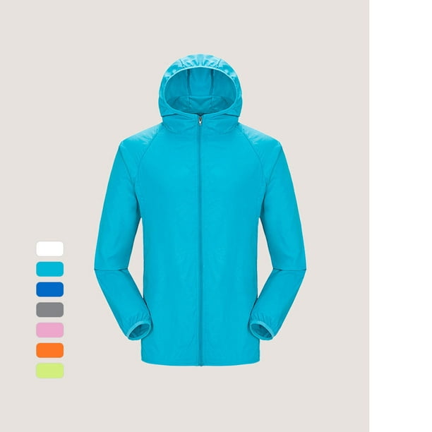 UPF 50+ Sun Protection Hoodie Shirt Long Sleeve SPF Fishing Outdoor UV  Shirt Hiking Lightweight 